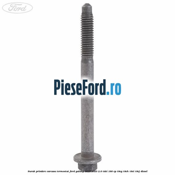 Surub prindere carcasa termostat Ford Galaxy 2015-2023 2.0 TDCi 180 cp T8CG, T8CH, T8CI, T8CJ diesel