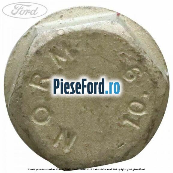 Surub prindere cardan 25 mm Ford Transit 2014-2018 2.0 EcoBlue RWD 105 cp BJRA, YLR6, YLRA diesel