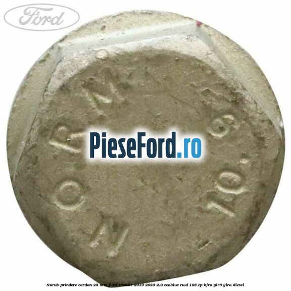 Surub prindere cardan 25 mm Ford Transit 2019-2023 2.0 EcoBlue RWD 105 cp BJRA, YLR6, YLRA diesel
