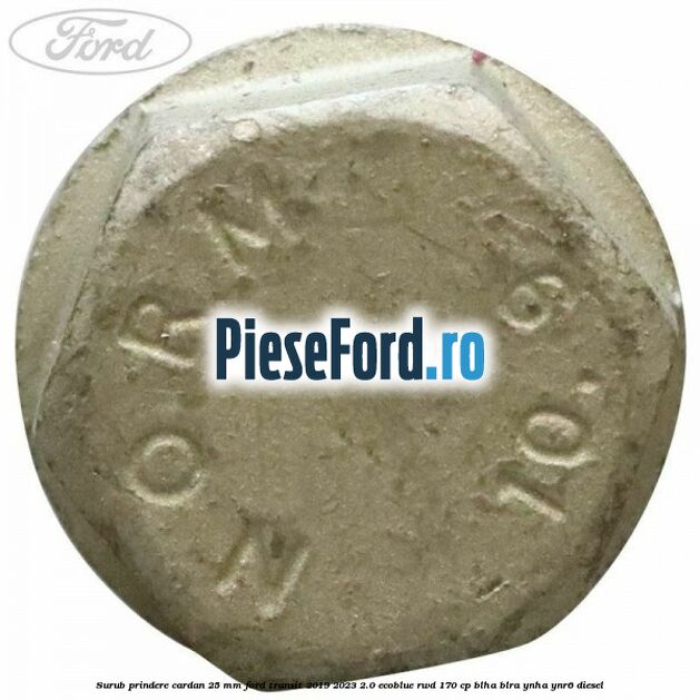 Surub prindere cardan 25 mm Ford Transit 2019-2023 2.0 EcoBlue RWD 170 cp BLHA, BLRA, YNHA, YNR6 diesel