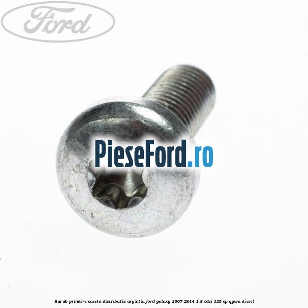 Surub prindere caseta distributie argintiu Ford Galaxy 2007-2014 1.8 TDCi 125 cp QYWA diesel