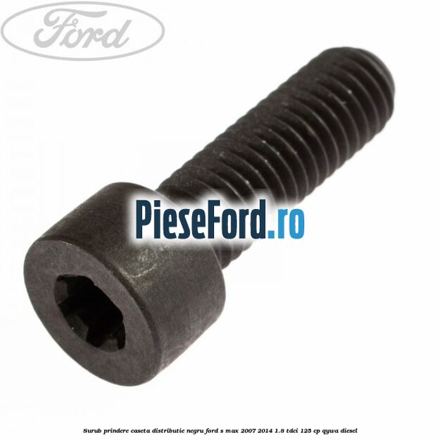 Surub prindere caseta distributie negru Ford S-Max 2007-2014 1.8 TDCi 125 cp QYWA diesel