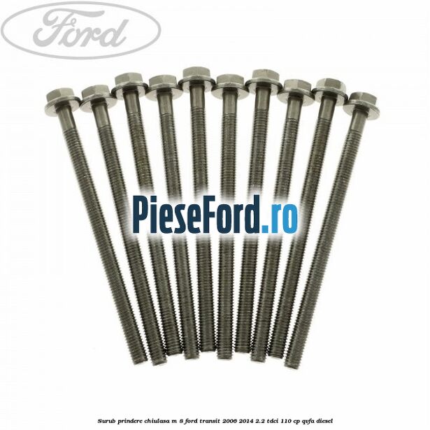 Surub prindere chiulasa M 8 Ford Transit 2006-2014 2.2 TDCi 110 cp QVFA diesel