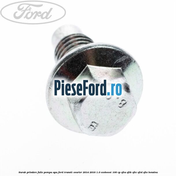 Surub prindere fulie pompa apa Ford Transit Courier 2014-2018 1.0 EcoBoost 100 cp SFCA, SFCB, SFCC, SFCD, SFCE benzina