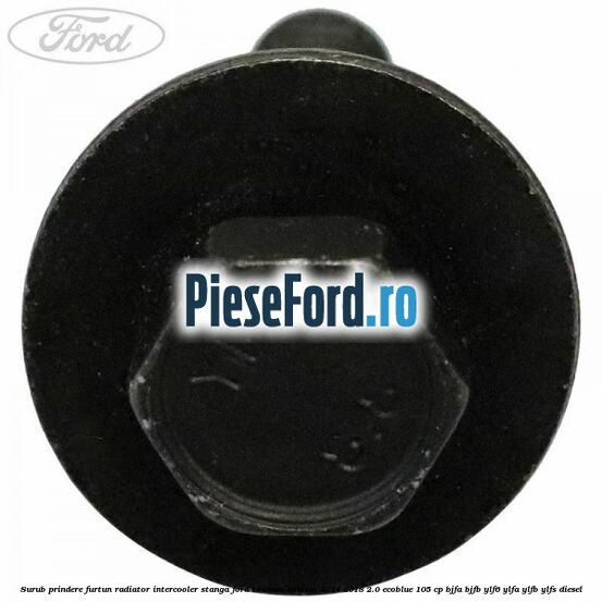 Surub prindere furtun radiator intercooler stanga Ford Tourneo Custom 2014-2018 2.0 EcoBlue 105 cp BJFA, BJFB, YLF6, YLFA, YLFB, YLFS diesel
