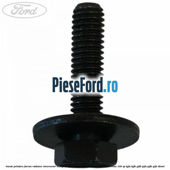 Surub prindere furtun radiator intercooler stanga Ford Tourneo Custom 2014-2018 2.0 EcoBlue 105 cp BJFA, BJFB, YLF6, YLFA, YLFB, YLFS diesel