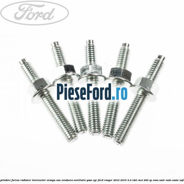 Surub prindere furtun radiator intercooler stanga sau conducta ventilatie gaze EGR Ford Ranger 2012-2015 3.2 TDCi 4x4 200 cp ENSA, SA2R, SA2S, SA2W, SAFA diesel
