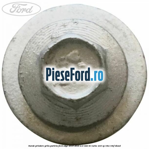 Surub prindere grila parbriz Ford Edge 2016-2018 2.0 TDCi Bi-Turbo 210 cp T9CE, T9CF diesel