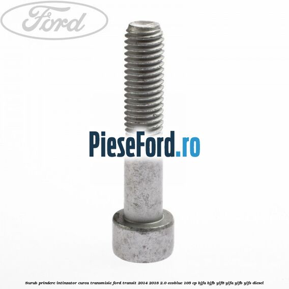 Surub prindere intinzator curea transmisie Ford Transit 2014-2018 2.0 EcoBlue 105 cp BJFA, BJFB, YLF6, YLFA, YLFB, YLFS diesel