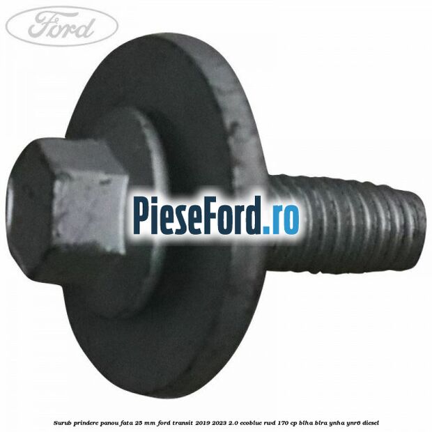 Surub prindere panou fata 25 mm Ford Transit 2019-2023 2.0 EcoBlue RWD 170 cp BLHA, BLRA, YNHA, YNR6 diesel