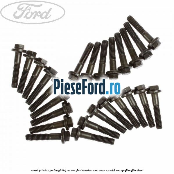 Surub prindere patina ghidaj 30 mm Ford Mondeo 2000-2007 2.2 TDCi 155 cp QJBA, QJBB diesel