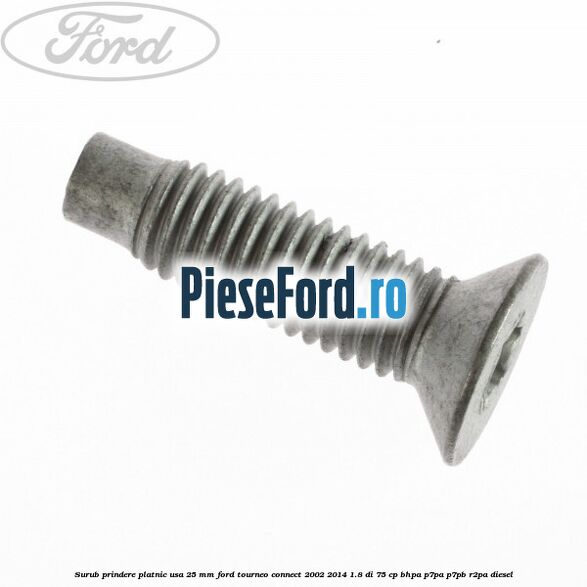 Surub prindere platnic usa 25 mm Ford Tourneo Connect 2002-2014 1.8 Di 75 cp BHPA, P7PA, P7PB, R2PA diesel
