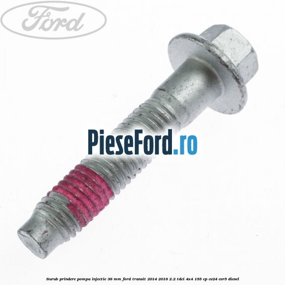 Surub prindere pompa injectie 38 mm Ford Transit 2014-2018 2.2 TDCi 4x4 155 cp Surub prindere pompa injectie 38 mm Ford Transit 2014-2018 2.2 TDCi 4x4 155 cp CV24, CVR5 diesel