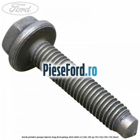 Surub prindere pompa injectie lung Ford Galaxy 2015-2023 2.0 TDCi 150 cp T7CI, T7CJ, T7CK, T7CL diesel