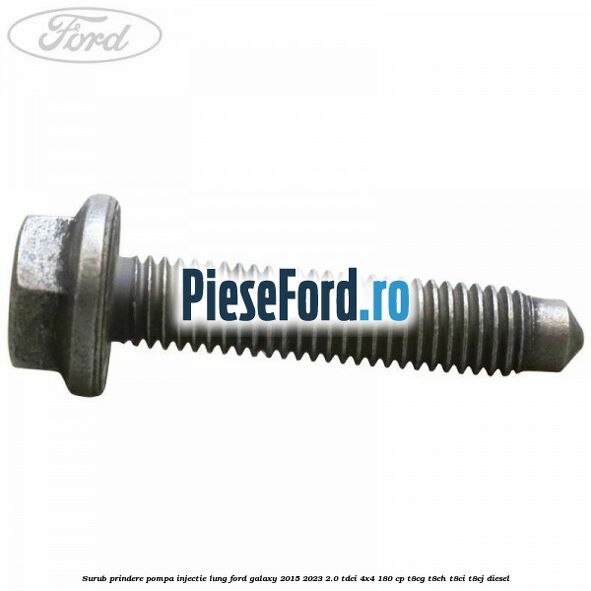 Surub prindere pompa injectie lung Ford Galaxy 2015-2023 2.0 TDCi 4x4 180 cp T8CG, T8CH, T8CI, T8CJ diesel