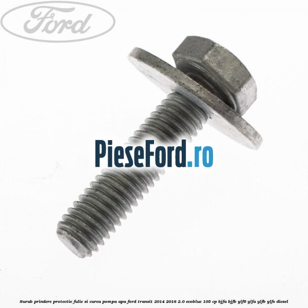 Surub prindere protectie fulie si curea pompa apa Ford Transit 2014-2018 2.0 EcoBlue 105 cp Surub prindere protectie fulie si curea pompa apa Ford Transit 2014-2018 2.0 EcoBlue 105 cp BJFA, BJFB, YLF6, YLFA, YLFB, YLFS diesel
