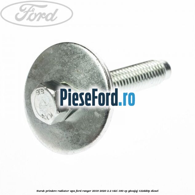 Surub prindere radiator apa Ford Ranger 2016-2020 2.2 TDCi 160 cp GBVAJQJ, T22DD0P diesel