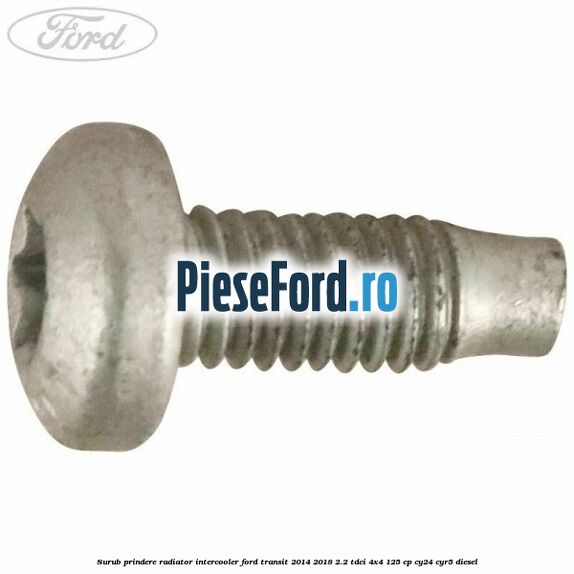 Surub prindere radiator intercooler Ford Transit 2014-2018 2.2 TDCi 4x4 125 cp Surub prindere radiator intercooler Ford Transit 2014-2018 2.2 TDCi 4x4 125 cp CY24, CYR5 diesel