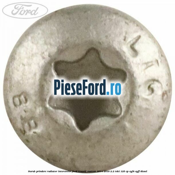 Surub prindere radiator intercooler Ford Transit Custom 2014-2018 2.2 TDCi 125 cp Surub prindere radiator intercooler Ford Transit Custom 2014-2018 2.2 TDCi 125 cp CYF4, CYFF diesel