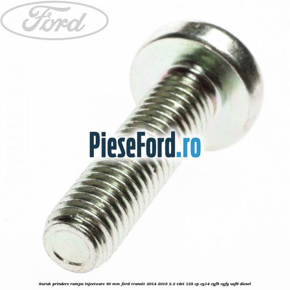 Surub prindere rampa injectoare 30 mm Ford Transit 2014-2018 2.2 TDCi 125 cp CY14, CYF5, CYFG, USF6 diesel