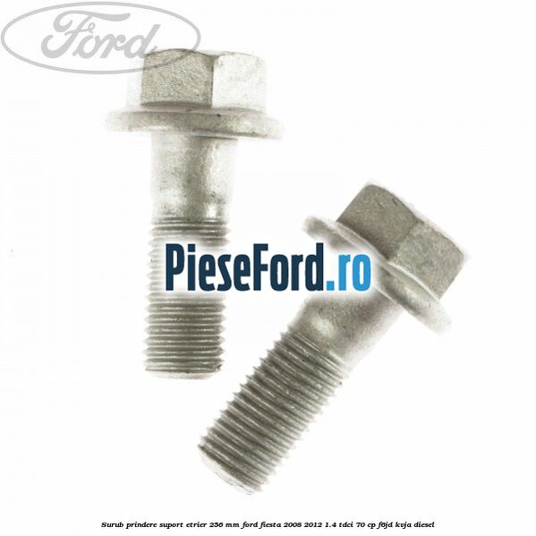 Surub prindere suport etrier 256 MM Ford Fiesta 2008-2012 1.4 TDCi 70 cp F6JD, KVJA diesel