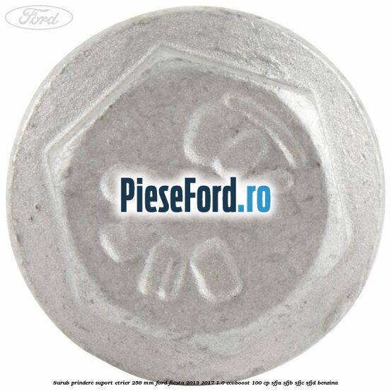 Surub prindere suport etrier 256 MM Ford Fiesta 2013-2017 1.0 EcoBoost 100 cp SFJA, SFJB, SFJC, SFJD benzina