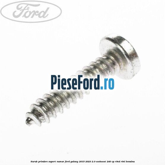 Surub prindere suport numar Ford Galaxy 2015-2023 2.0 EcoBoost 240 cp R9CD, R9CI benzina
