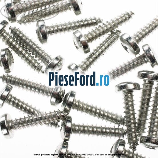 Surub prindere suport numar Ford Ka plus 2019-2020 1.5 Ti 120 cp dragon benzina