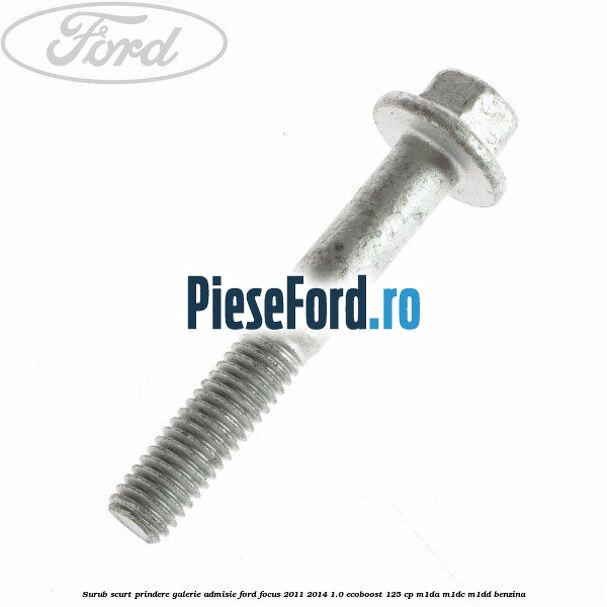 Surub scurt prindere galerie admisie Ford Focus 2011-2014 1.0 EcoBoost 125 cp M1DA, M1DC, M1DD benzina