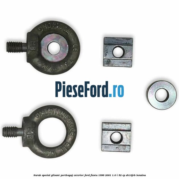 Surub special glisant portbagaj exterior Ford Fiesta 1996-2001 1.0 i 52 cp ZH10JRB benzina
