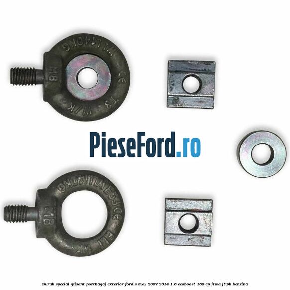 Surub special glisant portbagaj exterior Ford S-Max 2007-2014 1.6 EcoBoost 160 cp JTWA, JTWB benzina
