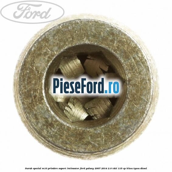 Surub special M10 prindere suport intinzator Ford Galaxy 2007-2014 2.0 TDCi 115 cp KLWA, TYWA diesel