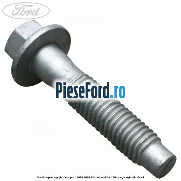 Surub suport EGR Ford EcoSport 2019-2023 1.5 TDCi EcoBlue 125 cp ZTJA, ZTJB, ZTJC diesel