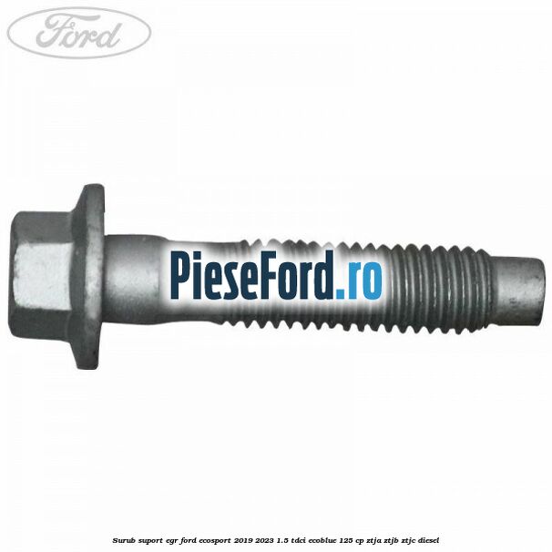 Surub suport EGR Ford EcoSport 2019-2023 1.5 TDCi EcoBlue 125 cp ZTJA, ZTJB, ZTJC diesel