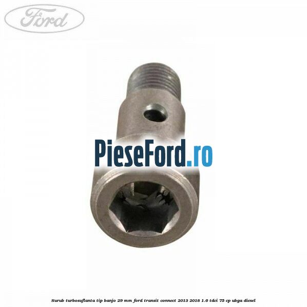 Surub turbosuflanta tip banjo 29 mm Ford Transit Connect 2013-2018 1.6 TDCi 75 cp UBGA diesel