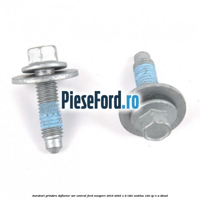 Suruburi prindere deflector aer central Ford EcoSport 2019-2023 1.5 TDCi EcoBlue 120 cp n/a diesel