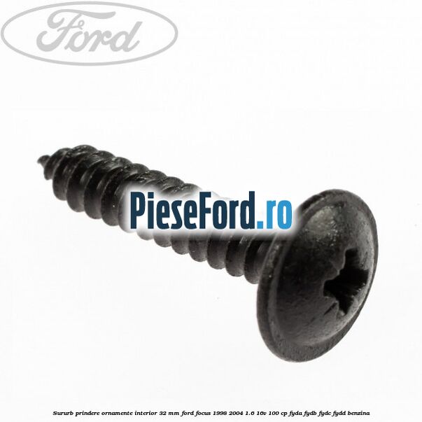 Sururb prindere ornamente interior 32 mm Ford Focus 1998-2004 1.6 16V 100 cp FYDA, FYDB, FYDC, FYDD benzina