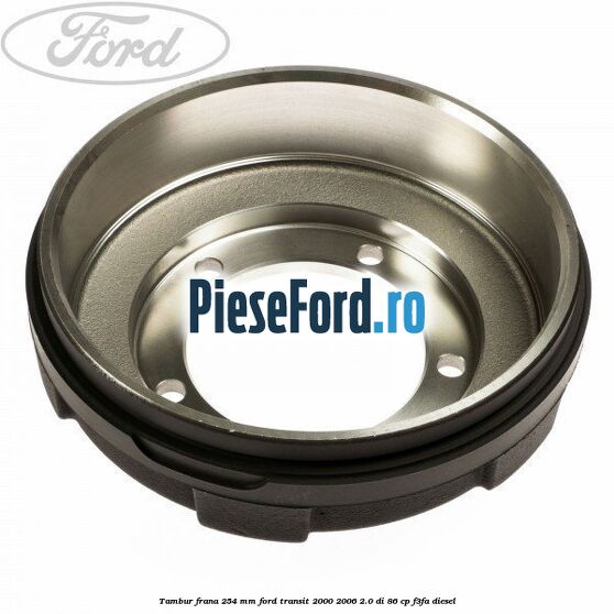 Tambur frana 254 MM Ford Transit 2000-2006 2.0 DI 86 cp F3FA diesel
