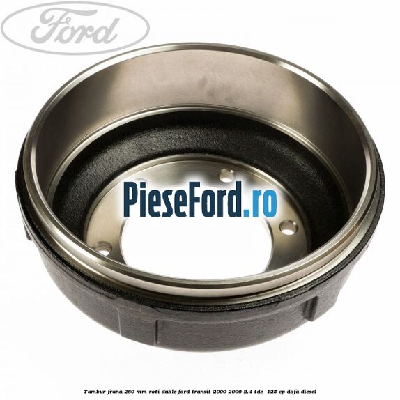Tambur frana 280 mm roti duble Ford Transit 2000-2006 2.4 TDE  125 cp DOFA diesel