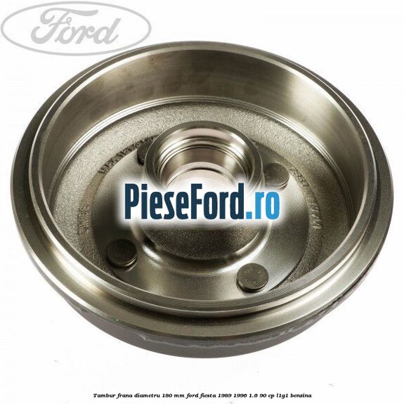Tambur frana diametru 180 mm Ford Fiesta 1989-1996 1.6 90 cp L1G1 benzina