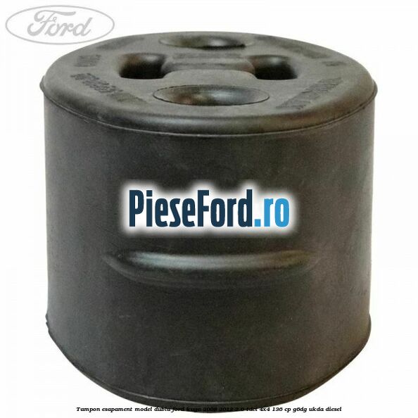 Tampon esapament model dublu Ford Kuga 2008-2012 2.0 TDCi 4x4 136 cp G6DG, UKDA diesel