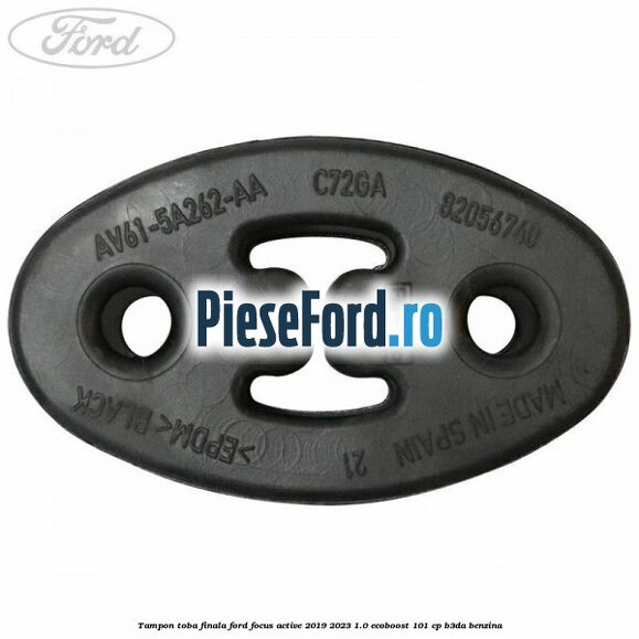 Tampon toba finala Ford Focus Active 2019-2023 1.0 EcoBoost 101 cp B3DA benzina