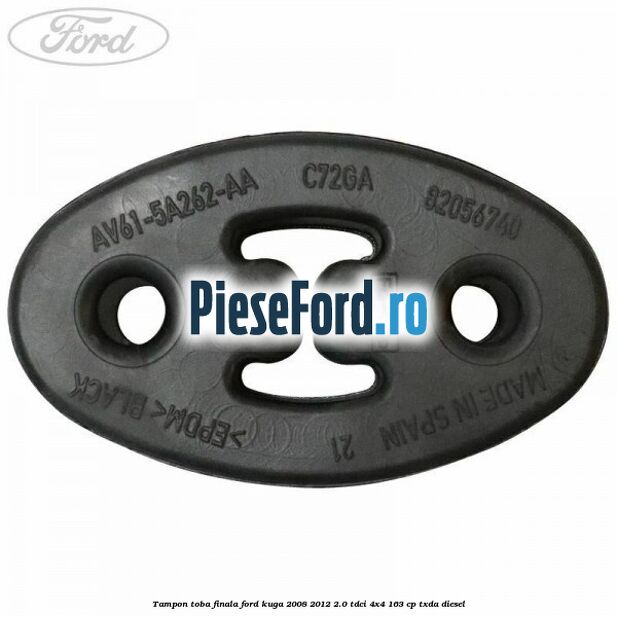 Tampon toba finala Ford Kuga 2008-2012 2.0 TDCI 4x4 163 cp TXDA diesel