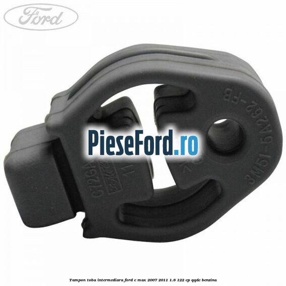 Tampon toba intermediara Ford C-Max 2007-2011 1.8 122 cp QQDC benzina