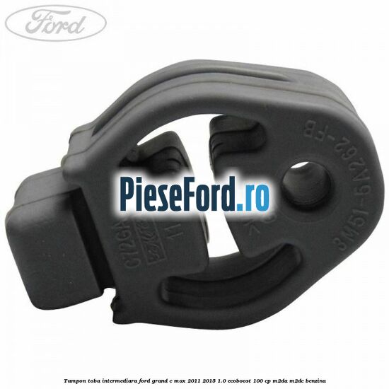 Tampon toba intermediara Ford Grand C-Max 2011-2015 1.0 EcoBoost 100 cp M2DA, M2DC benzina