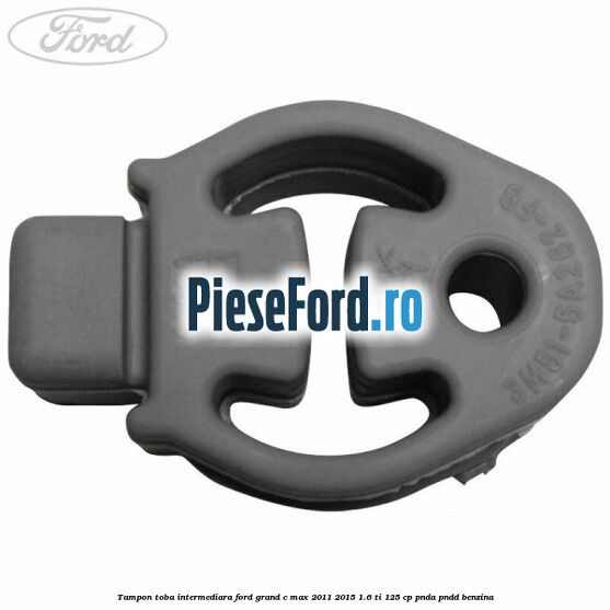 Tampon toba intermediara Ford Grand C-Max 2011-2015 1.6 Ti 125 cp PNDA, PNDD benzina