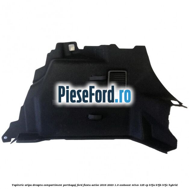 Tapiterie aripa dreapta compartiment portbagaj Ford Fiesta Active 2018-2023 1.0 EcoBoost mHEV 125 cp B7JA, B7JB, B7JC Hybrid