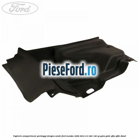 Tapiterie compartiment portbagaj dreapta combi Ford Mondeo 2008-2014 2.0 TDCi 140 cp QXBA, QXBB, UFBA, UFBB diesel