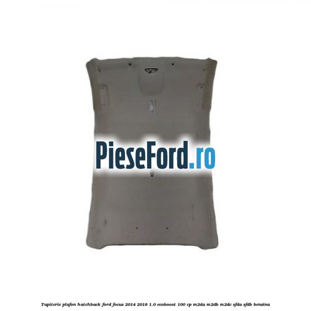 Tapiterie plafon hatchback Ford Focus 2014-2018 1.0 EcoBoost 100 cp Tapiterie plafon hatchback Ford Focus 2014-2018 1.0 EcoBoost 100 cp M2DA, M2DB, M2DC, SFDA, SFDB benzina