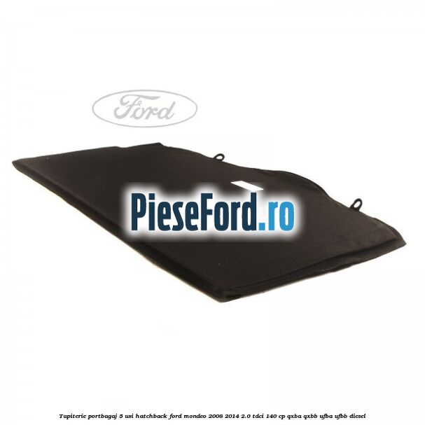 Tapiterie portbagaj 5 usi hatchback Ford Mondeo 2008-2014 2.0 TDCi 140 cp QXBA, QXBB, UFBA, UFBB diesel